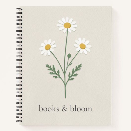 Chamomile Sprig - Soft Cream Notizblock (Vorderseite)
