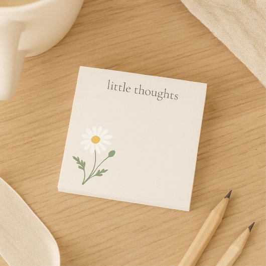 Chamomile Sprig - Soft Cream Post-it Klebezettel