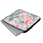 Chamomile Wasserfarbe: Nahtloses Blumendesign Laptopschutzhülle (Vorne Knopf)