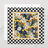 Chamomiles Poppies und Checkerboard (Vorne/Hinten)