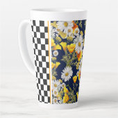 Chamomiles Poppies und Checkerboard Milchtasse (Linke Ecke)