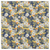 Chamomiles und Poppies Stoff (Muster)