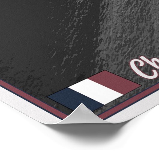 Chamonix - Aiguille du Midi Arete Poster (Ecke)