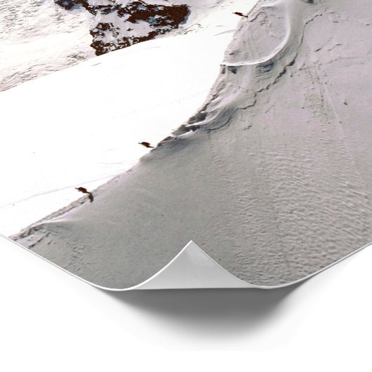 Chamonix Aiguille du Midi Mont Blanc Massif Frankr Poster (Ecke)