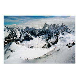 Chamonix Aiguille du Midi Mont Blanc Massif Frankr Poster