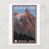 Chamonix - Aiguille du Midi Postkarte (Vorderseite)