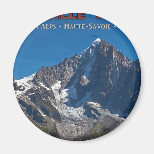 Chamonix - Aiguille Verte Magnet (Vorne)