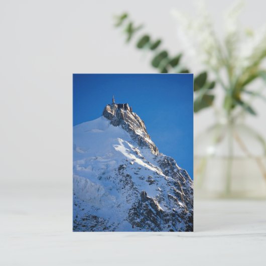 Chamonix aus Aiguille de Midi, Mont Blanc, Frankre Postkarte (Stehend Vorderseite)