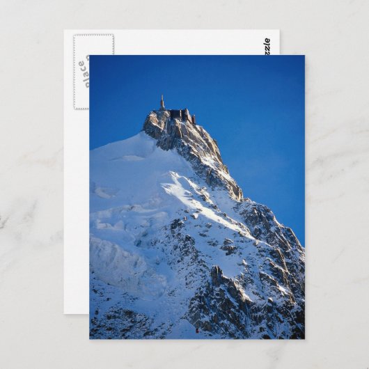 Chamonix aus Aiguille de Midi, Mont Blanc, Frankre Postkarte (Vorne/Hinten)