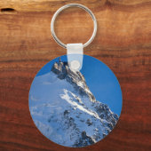 Chamonix aus Aiguille de Midi, Mont Blanc, Frankre Schlüsselanhänger (Vorderseite)