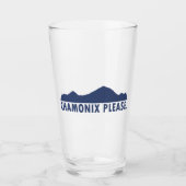 Chamonix, bitte glas (Vorderseite)