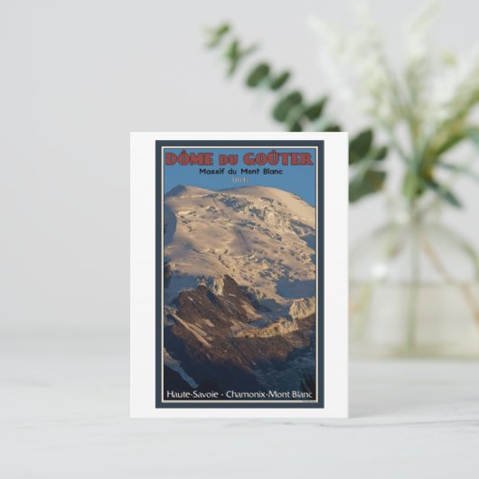 Chamonix - Dome du Gouter Postkarte (Stehend Vorderseite)