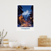 Chamonix Druck 1 Poster (Küche)