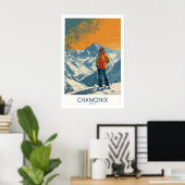 Chamonix Druck Frankreich 1 Poster (Heimbüro)