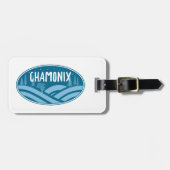 Chamonix France Outdoors Gepäckanhänger (Vorderseite horizontal)