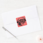 Chamonix France rosa Logo Art Aufkleber (Umschlag)