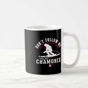 Chamonix France Ski Resort Französische Alpen Skif Kaffeetasse