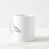 Chamonix France Skiing Kaffeetasse (Vorderseite Links)