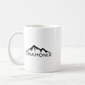 Chamonix France Skiing Kaffeetasse (Links)