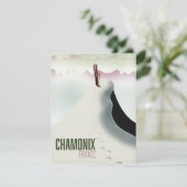 Chamonix France-Skiposter (Stehend Vorderseite)