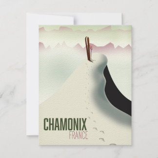 Chamonix France-Skiposter