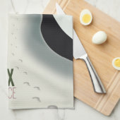 Chamonix France-Skiposter Geschirrtuch (Viertel Falte)