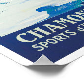 Chamonix France Vintage Poster (Ecke)