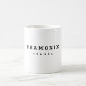 Chamonix Frankreich Kaffeetasse (Mittel)