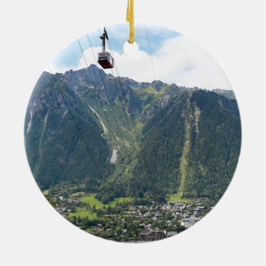 Chamonix - Frankreich Keramikornament (Hinten)