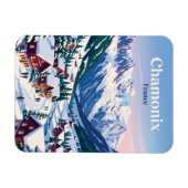 Chamonix Frankreich Magnet (Horizontal)