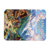 Chamonix Frankreich Magnet (Horizontal)
