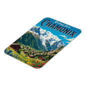 Chamonix Frankreich Magnet (Linke Seite)