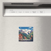 Chamonix Frankreich Magnet (In Situ (Geschirrspüler))