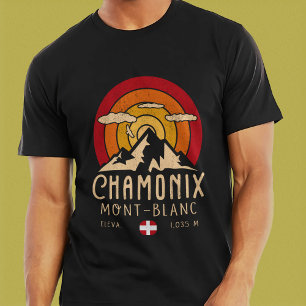 Chamonix Frankreich Mont Blanc Französische Alpen T-Shirt