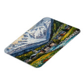 Chamonix Frankreich Mont Blanc Magnet (Linke Seite)