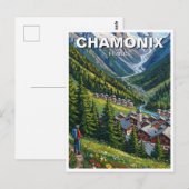 Chamonix Frankreich Mont Blanc Postkarte (Vorne/Hinten)