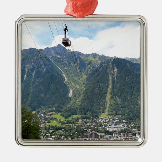 Chamonix - Frankreich Ornament Aus Metall (Vorne)