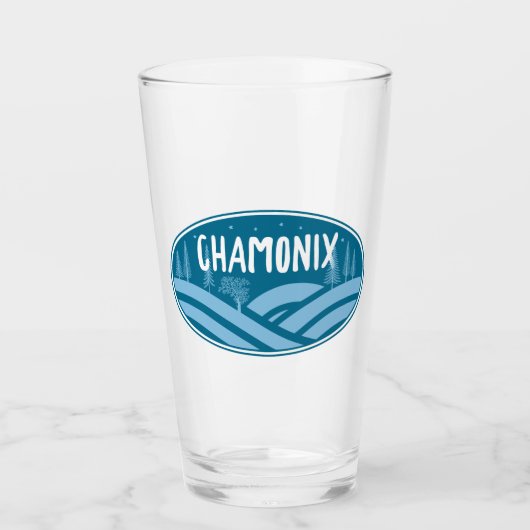 Chamonix Frankreich Outdoor Glas (Vorderseite)
