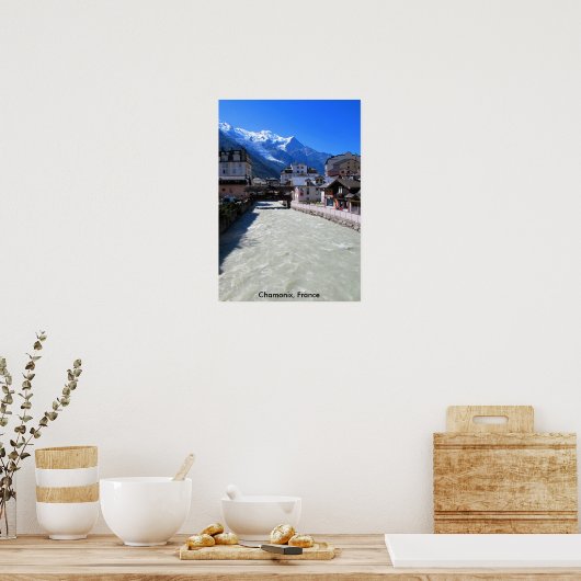 Chamonix, Frankreich Poster (Küche)