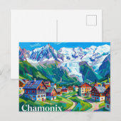 Chamonix Frankreich Postkarte (Vorne/Hinten)
