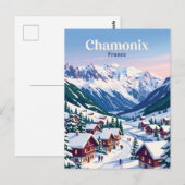 Chamonix Frankreich Postkarte (Vorne/Hinten)