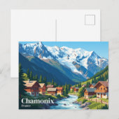 Chamonix Frankreich Postkarte (Vorne/Hinten)