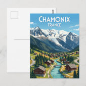 Chamonix Frankreich Postkarte (Vorne/Hinten)