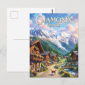 Chamonix Frankreich Postkarte (Vorne/Hinten)