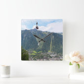 Chamonix - Frankreich Quadratische Wanduhr (Zuhause)