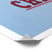 Chamonix, Frankreich, Ski Poster (Ecke)