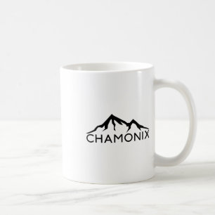 Chamonix Frankreich Skifahren Kaffeetasse
