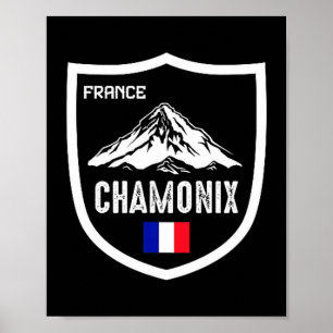 Chamonix Frankreich Skigebiet Skifahren Berg franz Poster