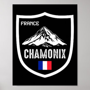 Chamonix Frankreich Skigebiet Skifahren Berg Franz Poster