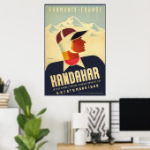 Chamonix, Frankreich, Skiposter Poster (Heimbüro)